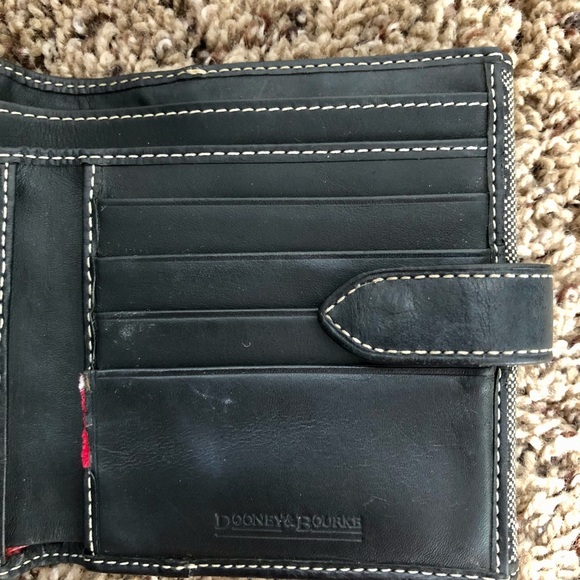 Dooney & Bourke Black Monogram Wallet - Picture 6 of 7